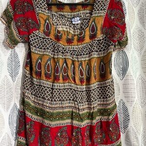 Colorful Bohemian Dress
